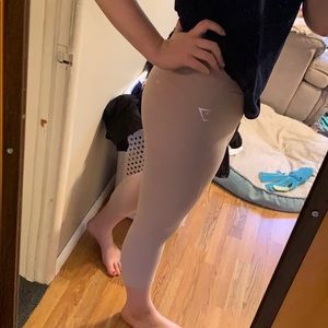 Dreamy mauve gymshark cropped leggings